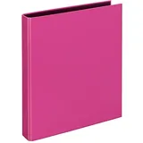 VELOFLEX 1141371 - Ringbuch VELOCOLOR, Ringordner, Ordner, DIN A4, 2-Ring-Mechanik, 255 x 318 x 45 mm, pink,