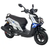 GT UNION Mofaroller PX55 Cross Conzept 25, 49,6 ccm, 25 km/h, Euro 5, Luftgekühlter Motor blau|schwarz