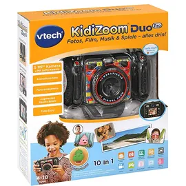 Vtech KidiZoom Duo Pro schwarz Kinderkamera, Schwarz