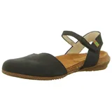El Naturalista Damen Klassische Sandalen Wakataua, Frauen Sandalen,offene Schuhe,Strandschuhe,Sandaletten,bequem,Black,40 EU