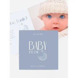 Geburtskarten selbst gestalten mit Spruch und Fotos im Onlinedesigner bei Meine-Kartenmanufaktur.de