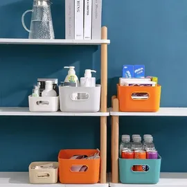 luxuskollektion Aufbewahrungsbox Kunststoff 2 Größen Bunt