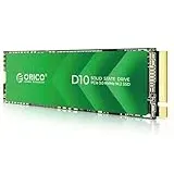 ORICO 256GB M.2 NVMe SSD, TLC NAND Flash, 2400MB/s PCIe Gen3x4 M2 2280 SSD, Internes Solid State Laufwerk Kompatibel mit Desktop-Laptop - D10