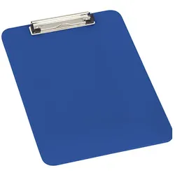 Soennecken Klemmbrett 125669850 A4 blau PS (Polystyrol) inkl Aufhängeöse  4003969939295 Soennecken