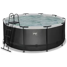EXIT TOYS Black Leather Pool 450 x 122 cm inkl. Sandfilter