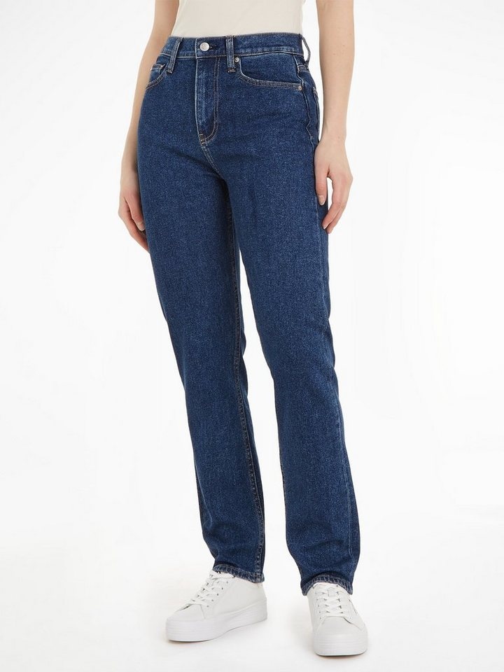 Calvin Klein Jeans Straight-Jeans AUTHENTIC SLIM STRAIGHT im 5-Pocket-Style blau 31