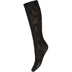 Wolford Damen Kniestrumpf Structured Lace