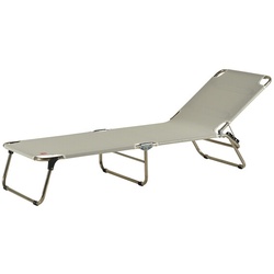 Jan Kurtz Möbel Dreibeinliege Amigo taupe braun, Designer Francesco Favagrossa, 28x60 cm