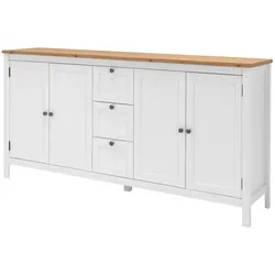 Sideboard  Mazzano , weiß , Maße (cm): B: 180 H: 90 T: 40