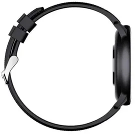 LEOTEC Wave BT 46,5 mm Kunststoffgehäuse Schwarz Sportarmband Schwarz One Size