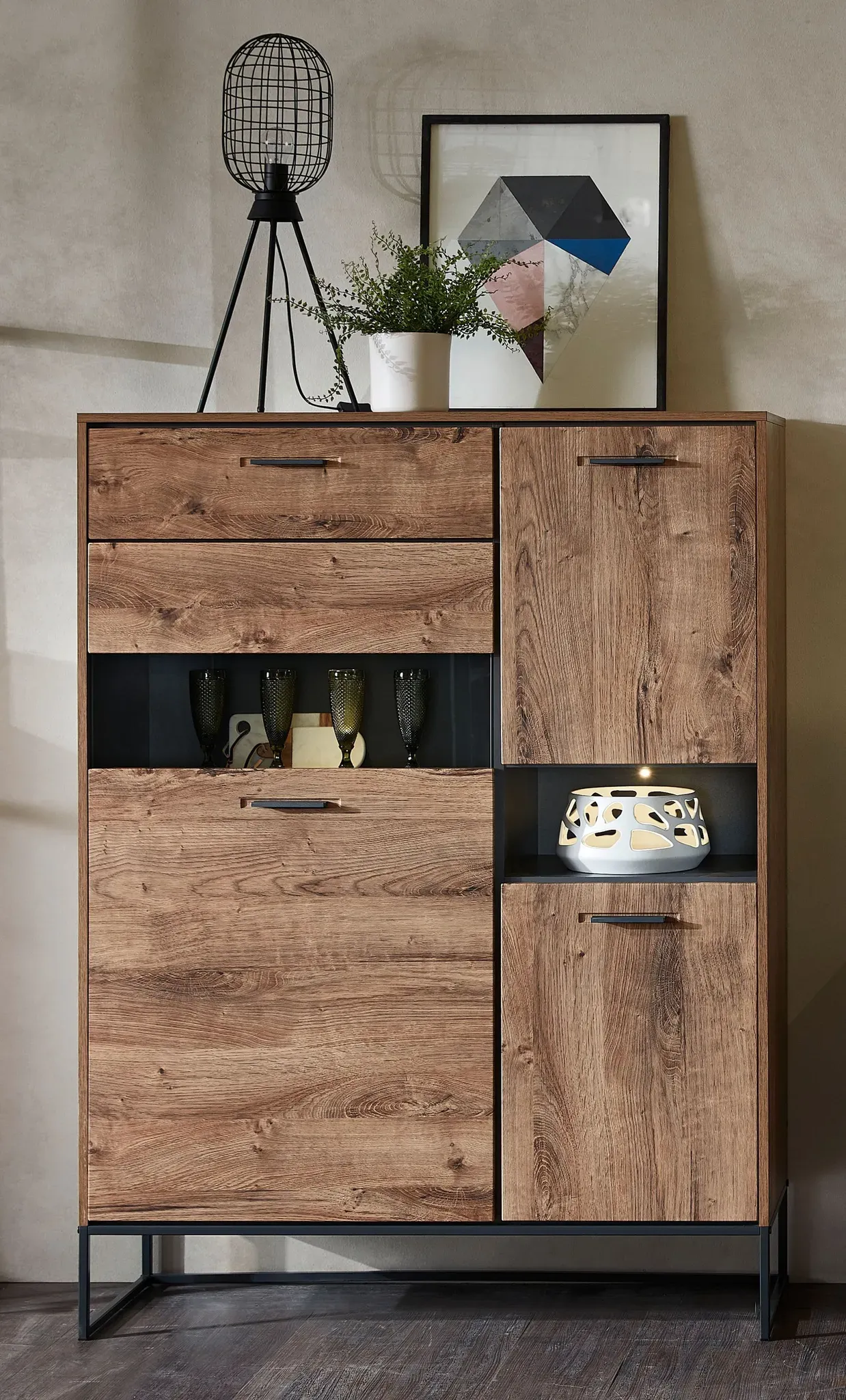 Preisvergleich Produktbild Highboard HARPER WAKEFIELD