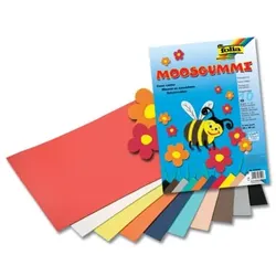 Moosgummi, 29x40cm, sortiert