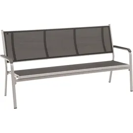 Kettler Basic Plus 3er Bank 3 x 1 x 1 cm Silber/Anthrazit