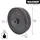 Wagner System GmbH WAGNER Vollscheibenrad - Durchmesser Ø 150 x 40 mm, Achsloch Ø 10 mm, Kunststoff, schwarz, Tragkraft 30 kg - 03815001