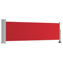 vidaXL Seitenmarkise 80 x 300 cm Rot Polyester