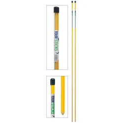 Toursticks Golf Alignment Übungshilfe gelb