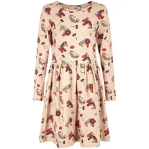 happy girls Sommerkleid HAPPY GIRLS "dress", Mädchen, Gr. 86, EURO-Größen, beige, Stoff, 100% Baumwolle, normal, Kleider Sommerkleid
