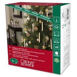 Konstsmide Baumkerzen LED 18 cm Kunststoff Warmweiß
