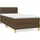 vidaXL Boxspringbett 100 x 200 cm H2 Braun