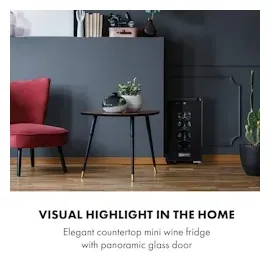 Klarstein Bellevin 8 Uno Weinkühlschrank 23 Liter 11-18°C SingleZone