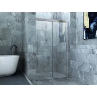 Ben Smooth Duschtür Schiebetür 120x200 cm Dusche Duschabtrennung Duschtrennwand