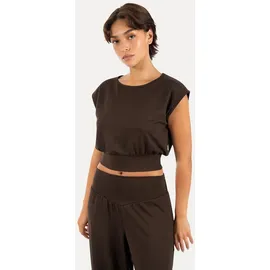 SMILODOX Jorina Pyjama-Shirt Braun S