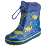 Beck Jungen Mini Dino Gummistiefel, Blau, 26 EU