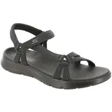 SKECHERS Go Walk Flex Sandal-Sublime Sportsandale, Schwarz/Schwarz, 36