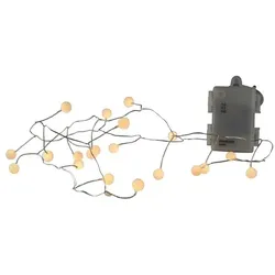 AM Design Lichterkette Cluster - Kugel 100 cm Kunststoff Weiß S (Small)