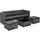 vidaXL Garten-Lounge-Set 4-tlg. grau