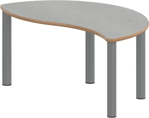 Tisch ZALOTTI mit Linoleum-Belag