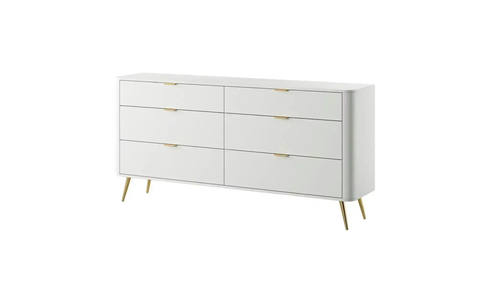 Selsey Sideboard  Oval ¦ weiß ¦ Maße (cm): B: 171,7 H: 83,6