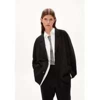 Armedangels Damen Jerseyblazer aus Bio-Baumwoll Mix MARIAA FERNANDAA Oversized Fit Black - S