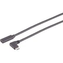 s/conn maximum connectivity USB C-C Kabel--USB-C Verlängerungskabel, 3.2 Gen 2x2, 90°, 1m (13-54025)