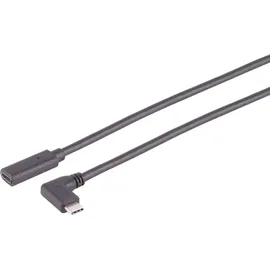 s/conn maximum connectivity USB C-C Kabel--USB-C Verlängerungskabel, 3.2 Gen 2x2, 90°, 1m (13-54025)