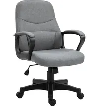 Vinsetto Chefsessel Polyester mit Massagefunktion grau