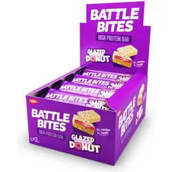 Battle Snacks Battle Bites (12x62g) Glazed Sprinkled Donut One Size