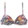 VIVANCE Bikini-Top Damen Grau/Mehrfarbig 34 Cup C