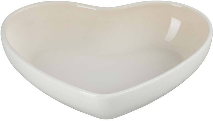 Le Creuset Schüssel Herzform 650 ml Meringue