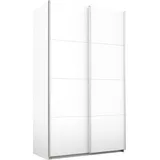 Rauch Schwebetürenschrank Quadra 136 x 230 x 62 cm Weiß