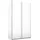 Rauch Schwebetürenschrank Quadra 136 x 230 x 62 cm Weiß