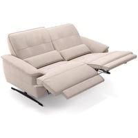 Sofanella 2-Sitzer Stoff Perlo, Relaxsofa, Designsofa, Designer Couch, Italienisches Sofa, 2er Sofa beige