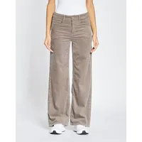 Gang Wide Fit Cordhose mit Label-Detail Modell 'AMELIE WIDE',