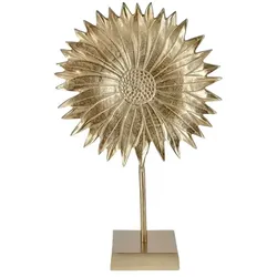 Deko Objekt  Blume , gold , Aluminium , Maße (cm): B: 41 H: 62 T: 16,5