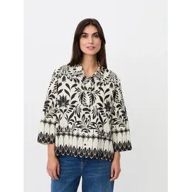 MASAI Bluse MaIsolde schwarz | wollweiß XL