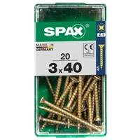 SPAX Senkkopf Universalschraube PZ-Antrieb - 20 Stk. Holzschrauben -