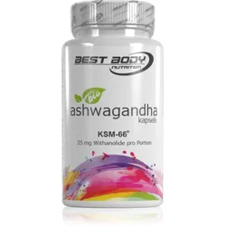 Best Body Nutrition Ashwagandha Caps Nahrungsergänzungsmittel aus Kräutern 60 KAP