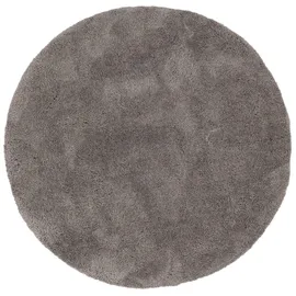 Pergamon Pergamon, Teppich, Luxus Super Hochflor Shaggy Teppich Luca Rund (200 cm)