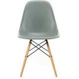 Vitra - Eames Fiberglass Side Chair DSW, Ahorn gelblich / Eames sea foam green (Filzgleiter weiß)