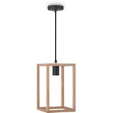 Paco Home BJÖRN 1-flg. E27 60 cm oval schwarz